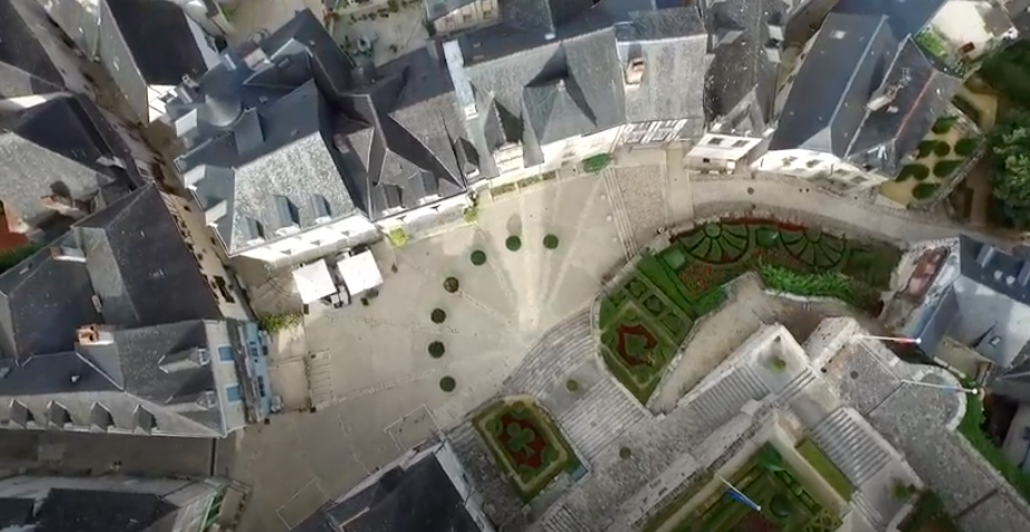 Panoramic view of Terrasson-Lavilledieu